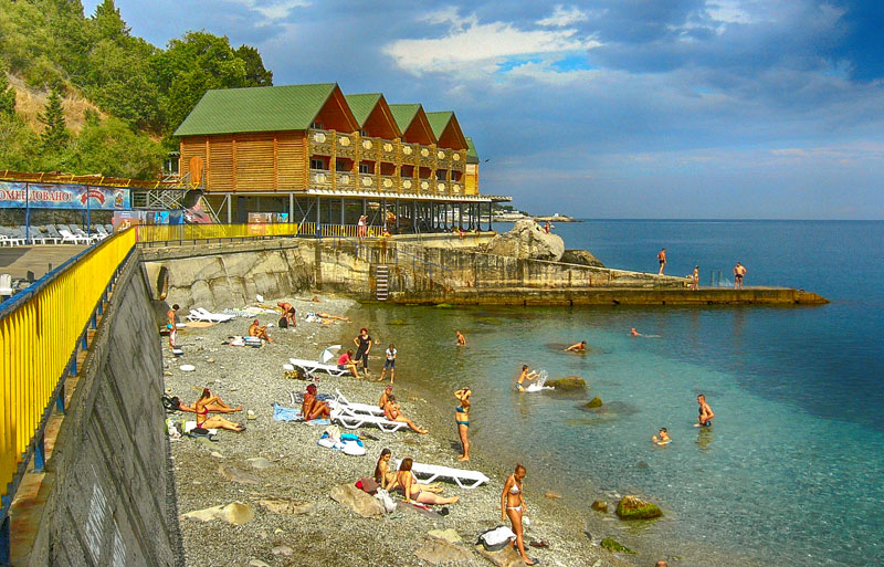 Алупка городской пляж